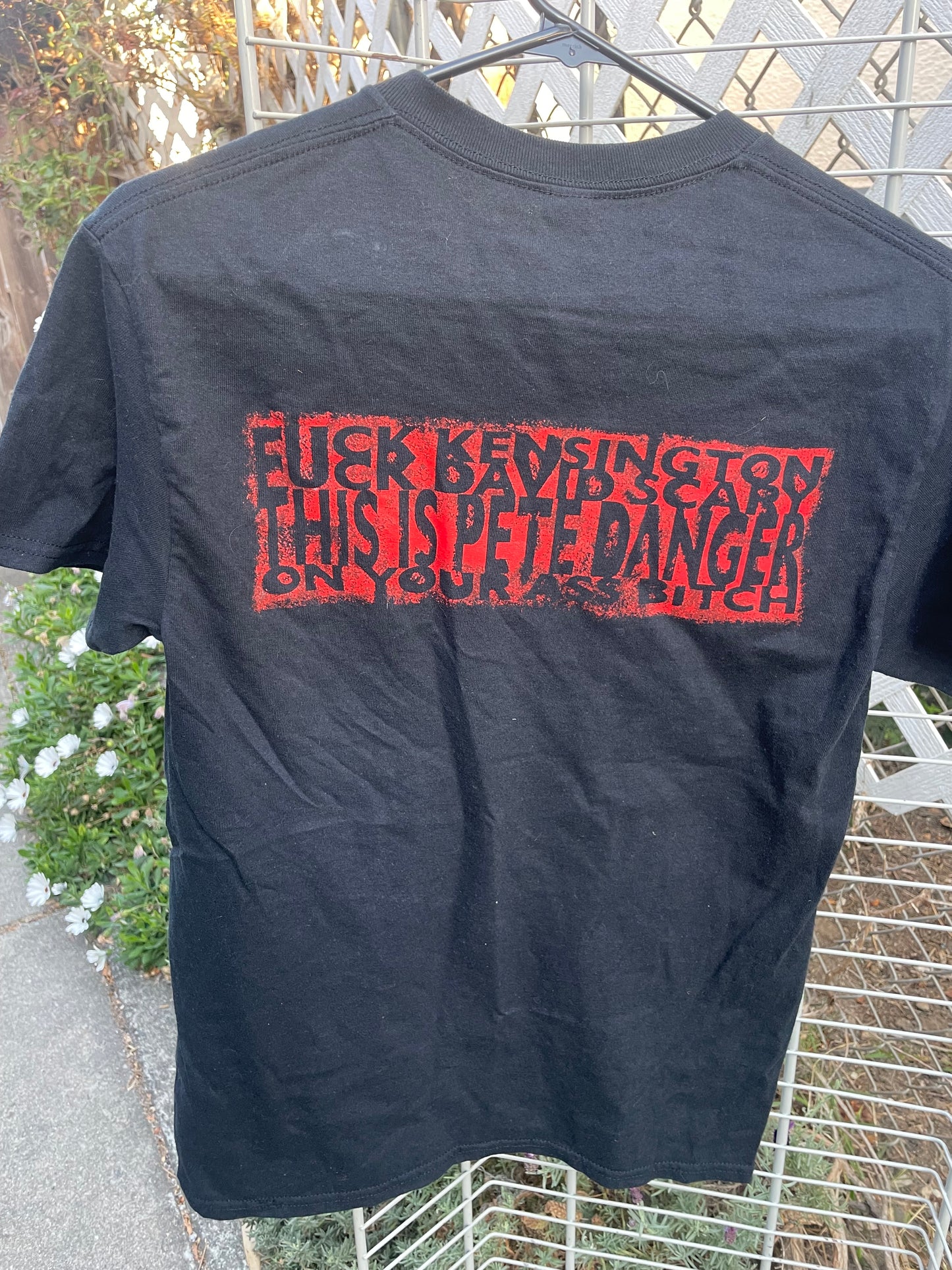 Pete Danger yellow logo t-shirt